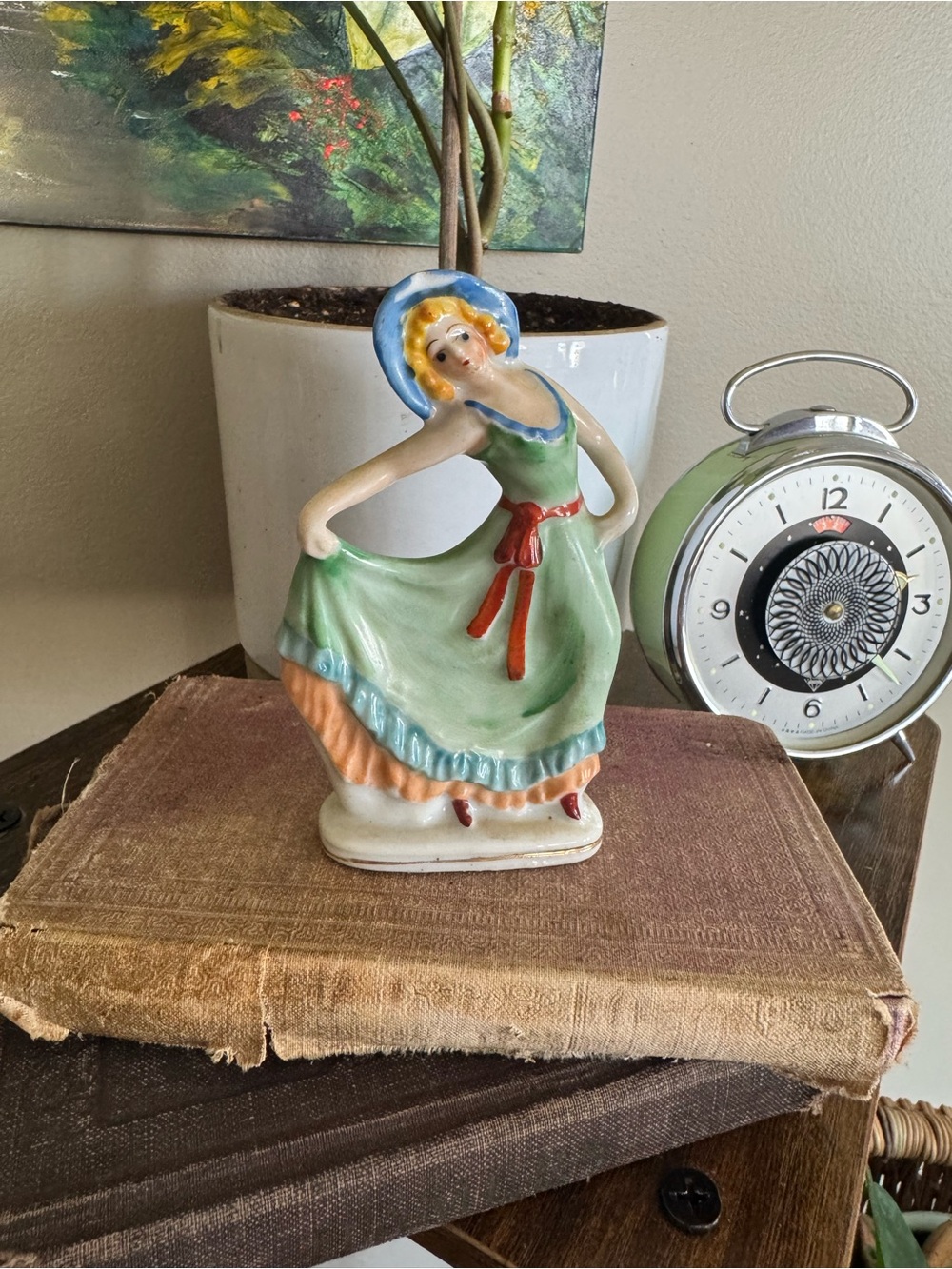 🌼Vintage Made in Occupied Japan Porcelain Dancing Girl 1940’s🌼